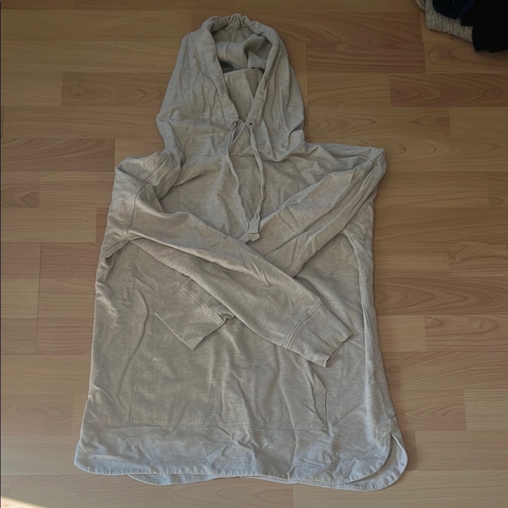 A New Day Cozy Beige Hoodie